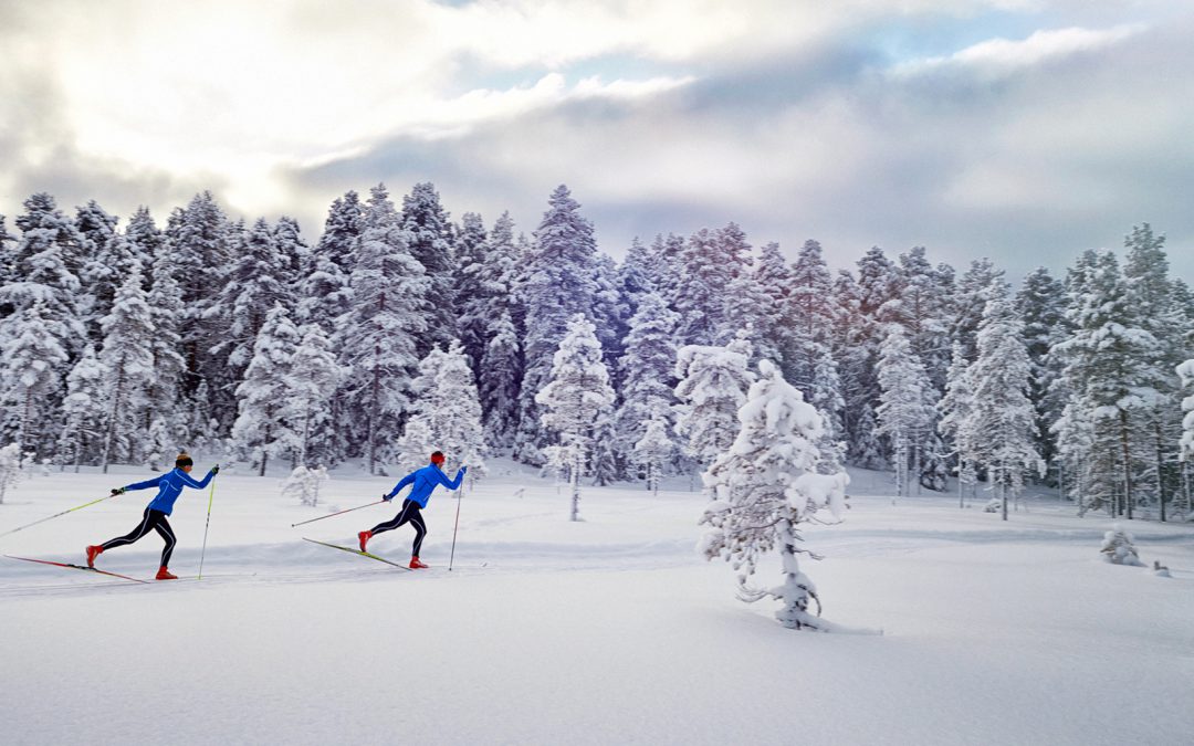 Skidåkning i Knivsta