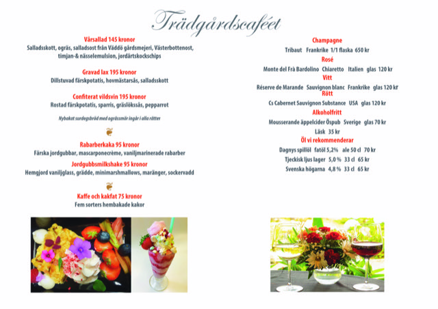 Cafémeny Särsta Wärdshus