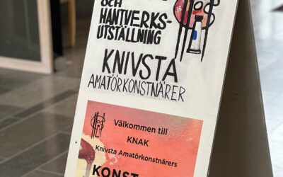 KNAK:s årliga konstutställning – en fest för kreativiteten i Knivsta!